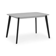 Casa Rectangular Dining Table - Grey/Black - Rogey