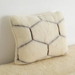 Cashmere Wool Cushion - Natural Hex - 50 x 60cm - Rogey