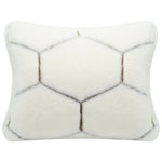 Cashmere Wool Cushion - Natural Hex - 50 x 60cm - Rogey