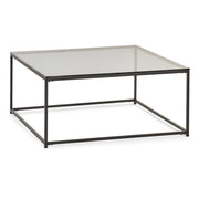 Chicago Square Coffee Table Smoked Glass - Rogey