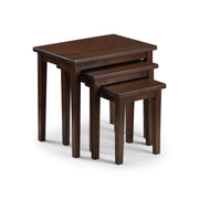 Cleo Nest Of Tables - Mahogany Finish - Rogey