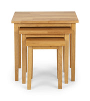 Cleo Nest Of Tables - Natural Oak Finish - Rogey