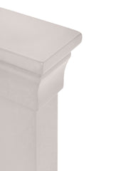 Clermont 135Cm Double Bed - Light Grey - Rogey