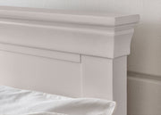 Clermont 135Cm Double Bed - Light Grey - Rogey