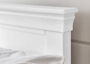 Clermont 135Cm Double Bed - Surf White - Rogey