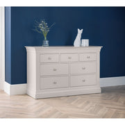 Clermont 4+3 Drawer Chest - Light Grey - Rogey