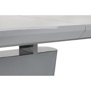 Como High Gloss Extending Table - Grey - Rogey
