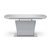 Como High Gloss Extending Table - Grey - Rogey