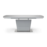 Como High Gloss Extending Table - Grey - Rogey