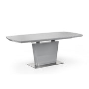Como High Gloss Extending Table - Grey - Rogey