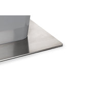 Como High Gloss Extending Table - Grey - Rogey