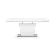 Como High Gloss Extending Table - White - Rogey