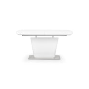 Como High Gloss Extending Table - White - Rogey