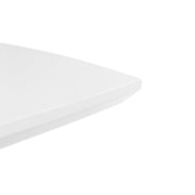 Como High Gloss Extending Table - White - Rogey