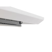 Como High Gloss Extending Table - White - Rogey