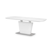 Como High Gloss Extending Table - White - Rogey