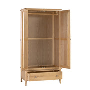 Cotswold 2 Door 1 Drawer Wardrobe - Rogey