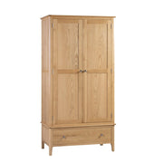 Cotswold 2 Door 1 Drawer Wardrobe - Rogey