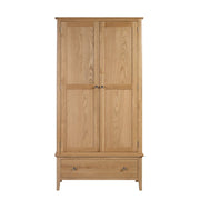 Cotswold 2 Door 1 Drawer Wardrobe - Rogey