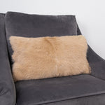 Cream Goatskin Cushion - 30 x 50cm - Rogey