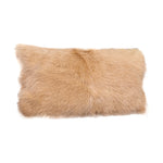 Cream Goatskin Cushion - 30 x 50cm - Rogey