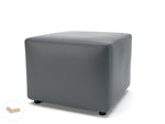 Crofton 62cm Square in Cristina Marrone Ultima Faux Leather - Rogey