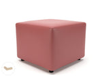 Crofton 62cm Square in Cristina Marrone Ultima Faux Leather - Rogey