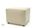 Crofton 62cm Square in Cristina Marrone Ultima Faux Leather - Rogey