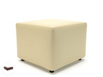 Crofton 62cm Square in Cristina Marrone Ultima Faux Leather - Rogey