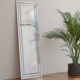 Deco Frameless Dress Mirror - Rogey