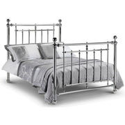 Empress Chrome Bed 135cm - Rogey