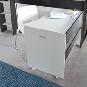 Ersa Grey and White Mid Sleeper Single - Rogey