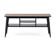 Findlay Media Unit - Walnut & Black - Rogey