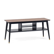 Findlay Media Unit - Walnut & Black - Rogey