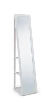 Fresco White Storage Mirror - Rogey
