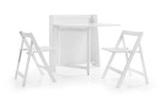 Helsinki Compact Folding White Dining Set - Rogey
