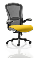 Houston High Mesh Back Heavy Duty Task Operator Office Chair with Arms - Rogey