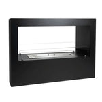 Lansing Tunnel Bioethanol Fireplace - Black - Rogey