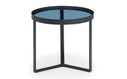 Loft Lamp Table - Smoked Glass - Rogey