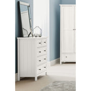 Maine 3 + 2 Drawer Chest - Surf White - Rogey