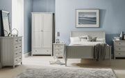 Maine 6 Drawer Wide Chest - Dove Grey - Rogey