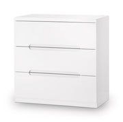 Manhattan 3 Drawer Chest - White - Rogey