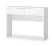 Manhattan Dressing Table With 2 Drawers - White - Rogey
