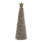 Medium Beige Cedar Tree With Star - Rogey