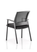 Metro Medium Mesh Back Stacking Visitor Chair with Arms - Rogey