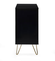 Murano Large Sideboard - Matt Black - Rogey