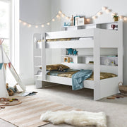 Oliver White Storage Bunk Bed Single - Rogey