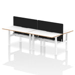 Oslo Air Back - to - Back Height Adjustable Bench Desk - Rogey