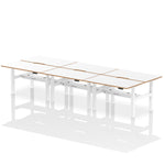 Oslo Air Back - to - Back Height Adjustable Bench Desk - Rogey