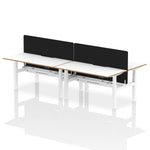 Oslo Air Back - to - Back Height Adjustable Bench Desk - Rogey